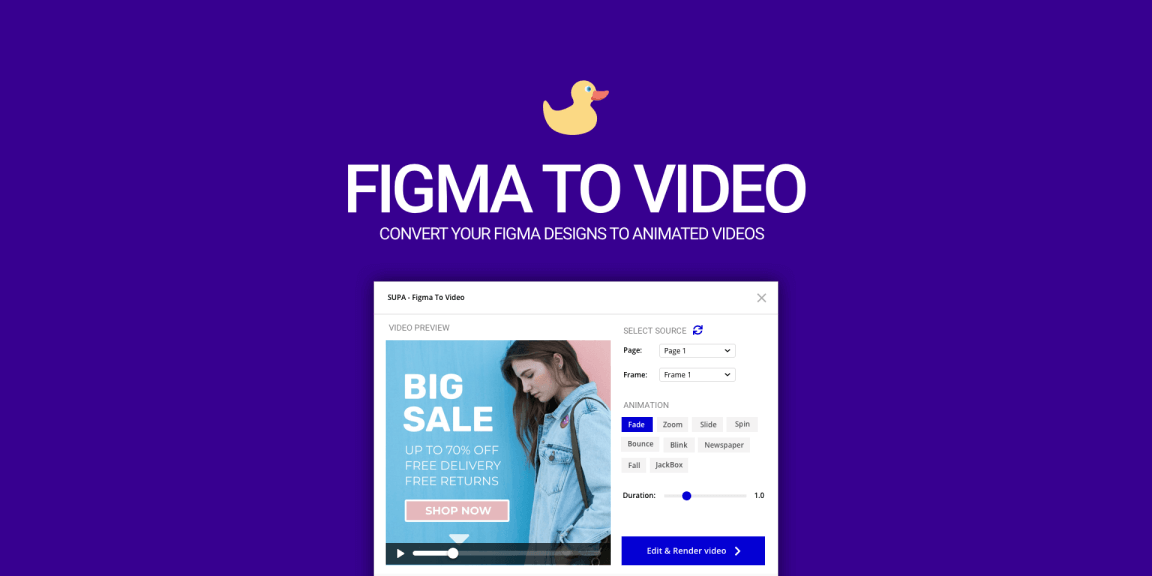 SUPA - Figma to video Plugin