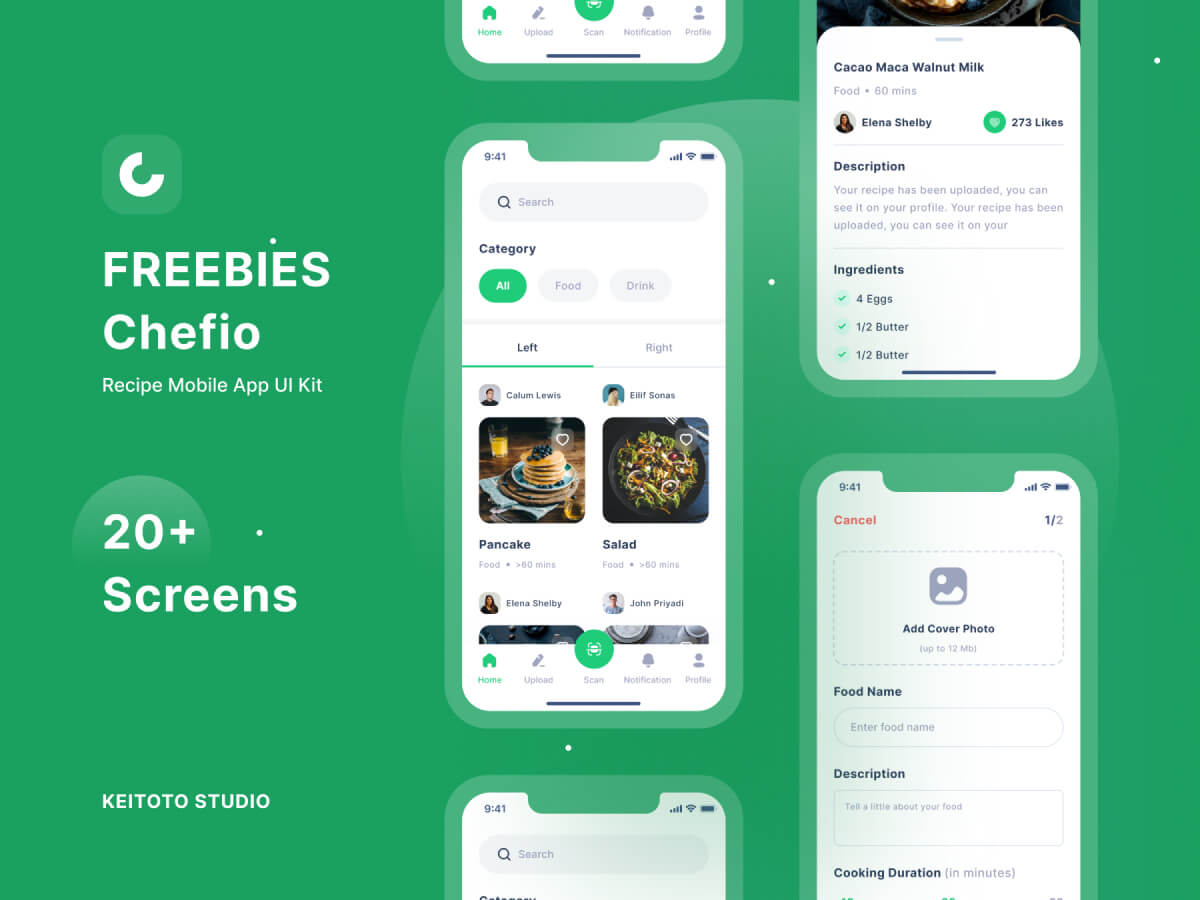 Recipe App UI Kit