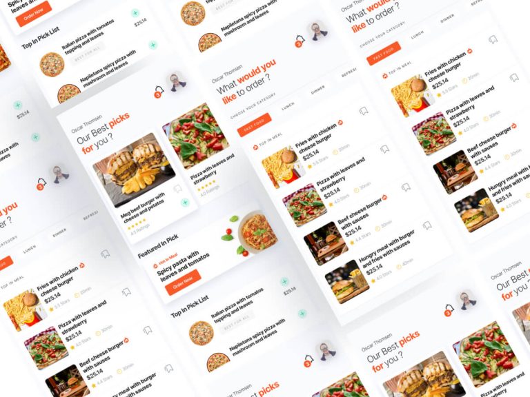 Food Ordering App UI Kit - Free Figma Resource | Figma Elements