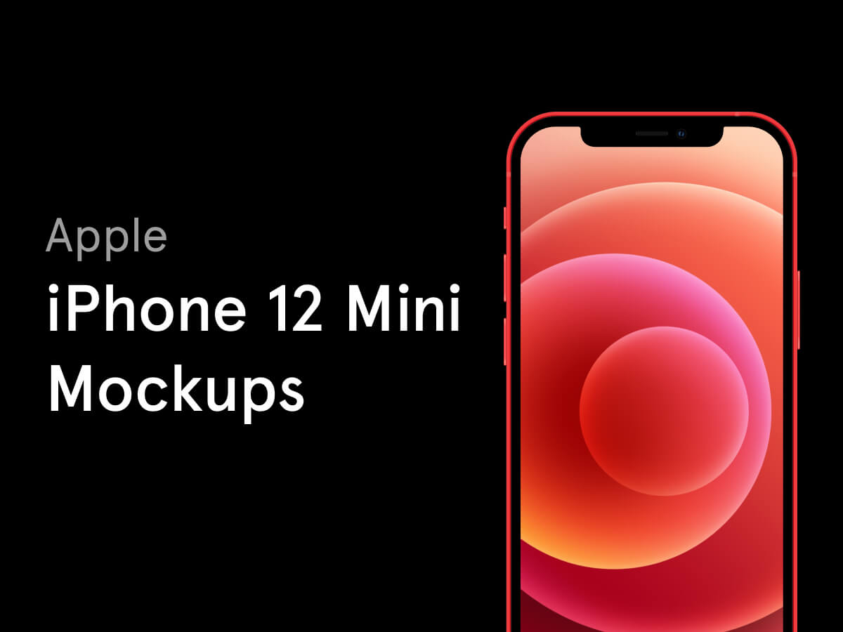 iPhone 12 Mini Free Figma Mockups