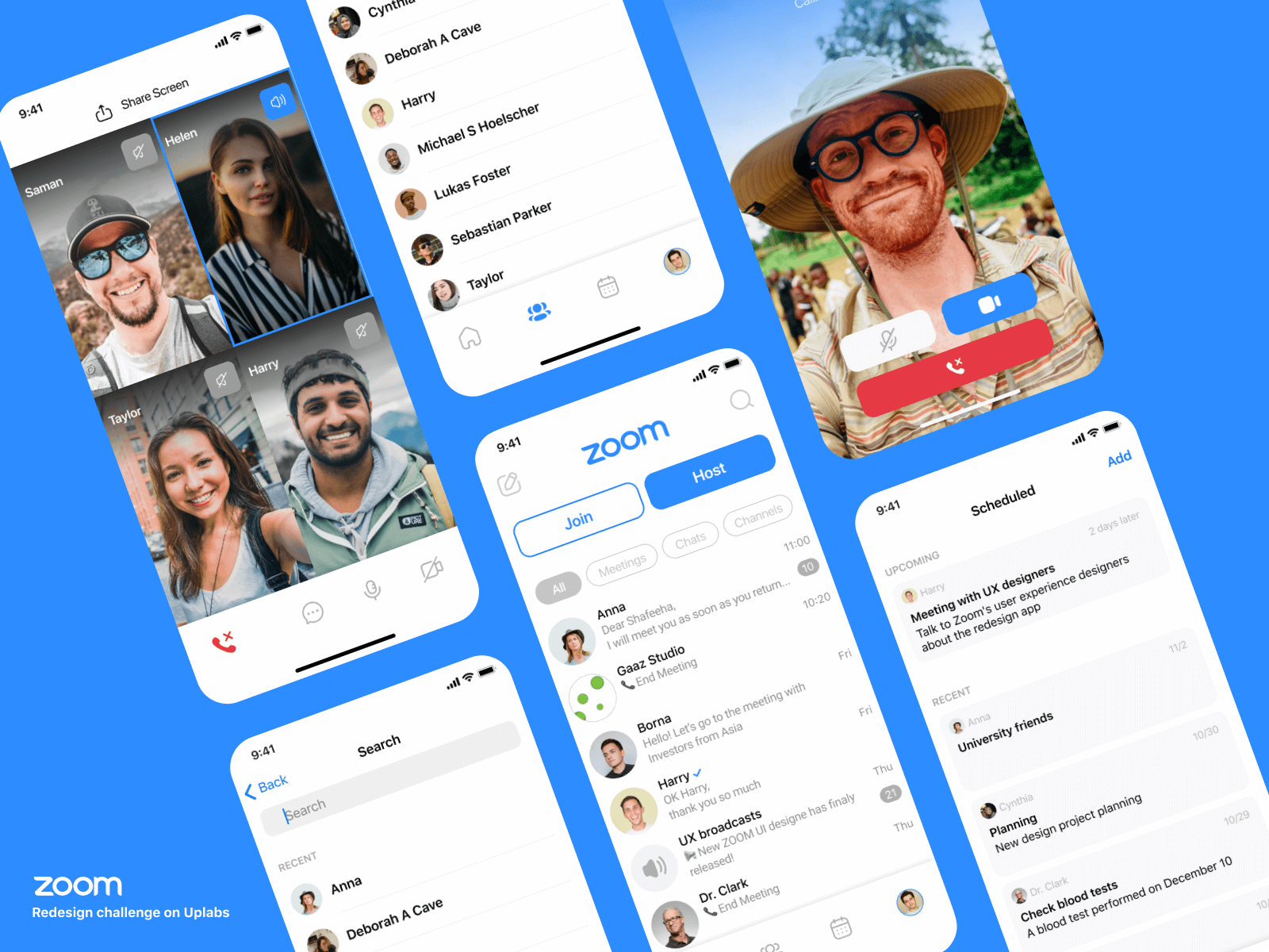 Download Zoom Video Call App Free Figma Resource Figma Elements