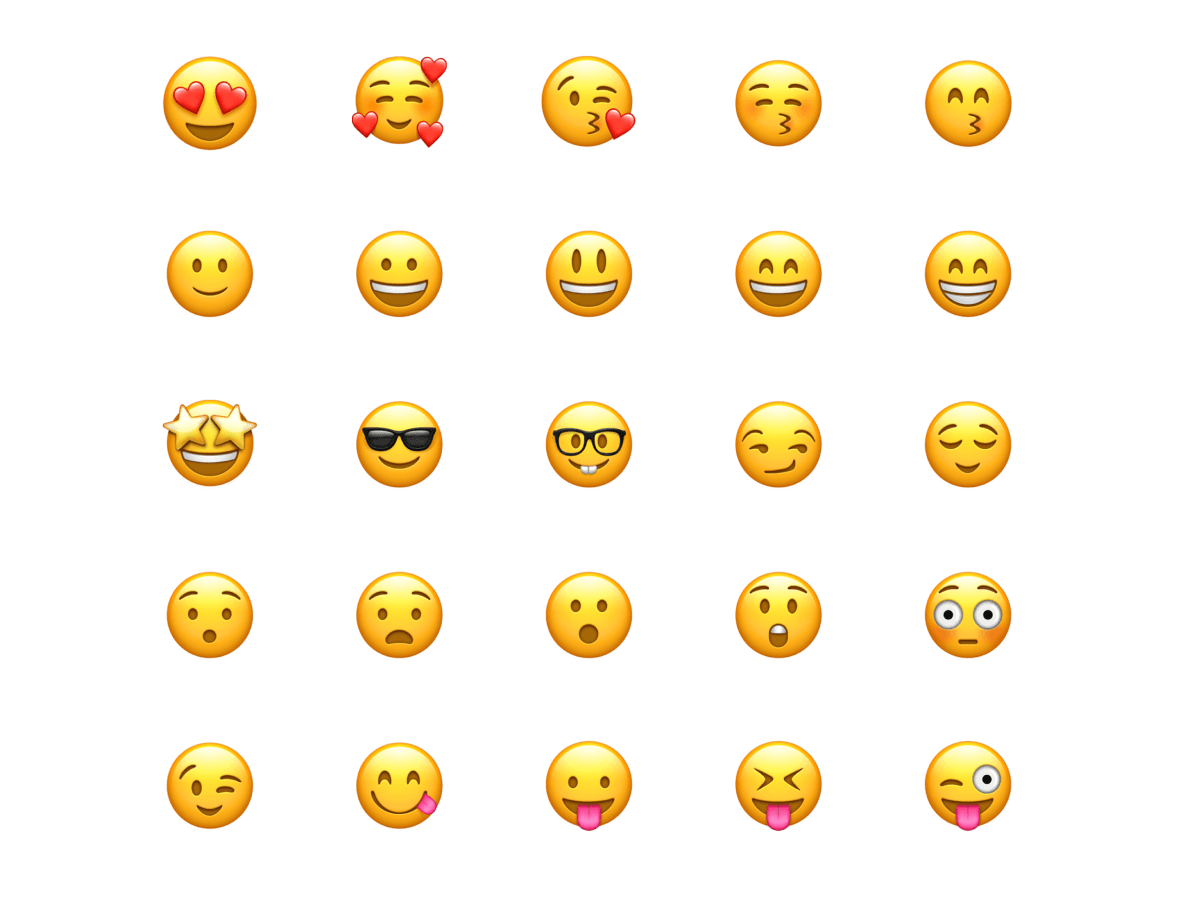 Ios emojis png