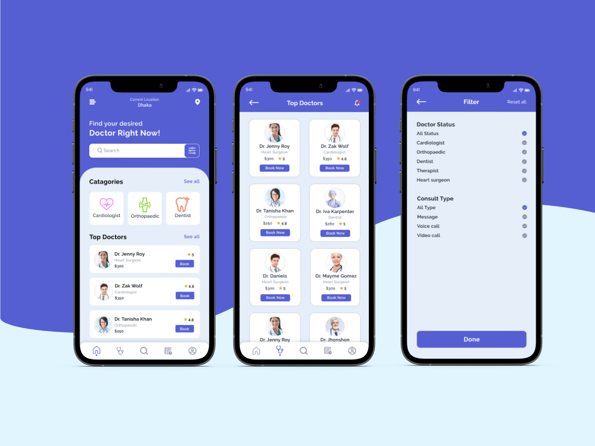 Doctor Appointment App Template