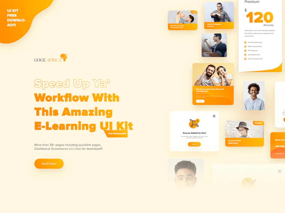 E-Learning UI Kit