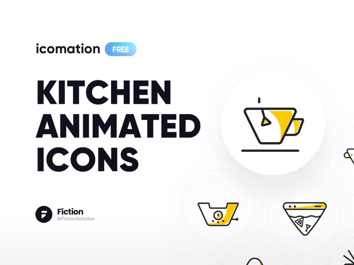 Kitchen Animated Icons - Free Figma Resource | Figma Elements