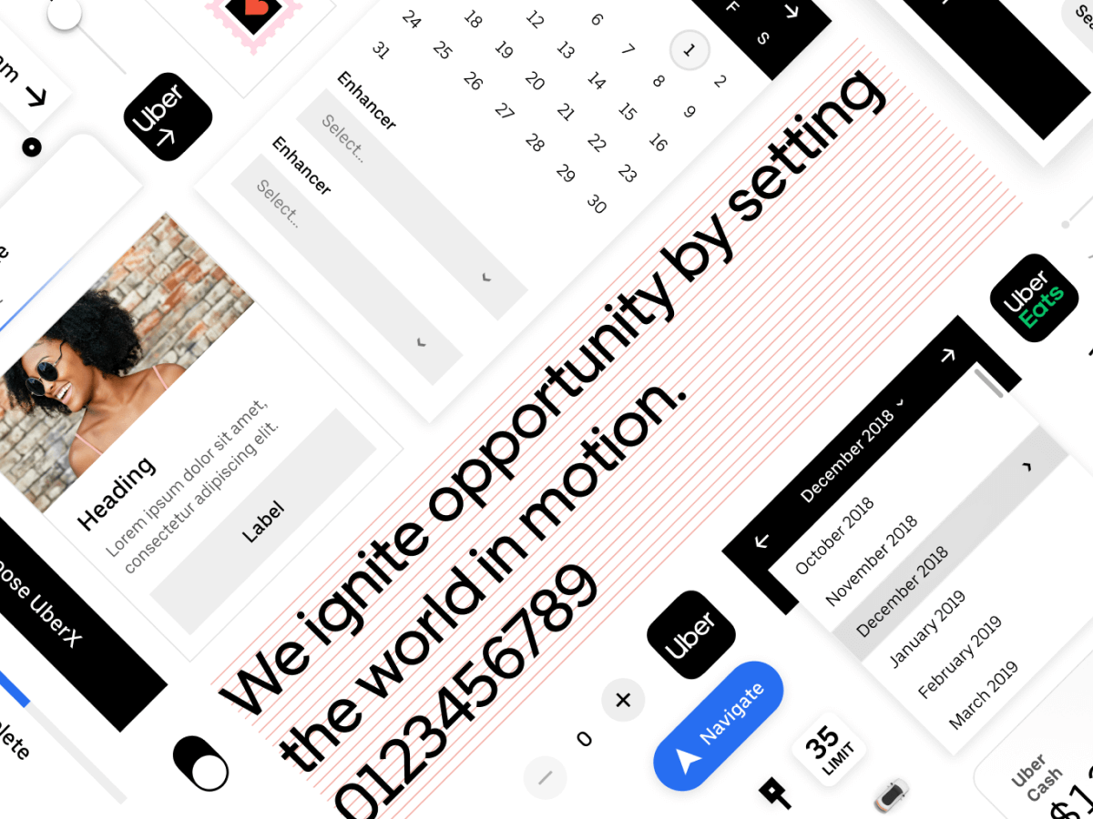 Uber Design System - Free Figma Resource  Figma Elements