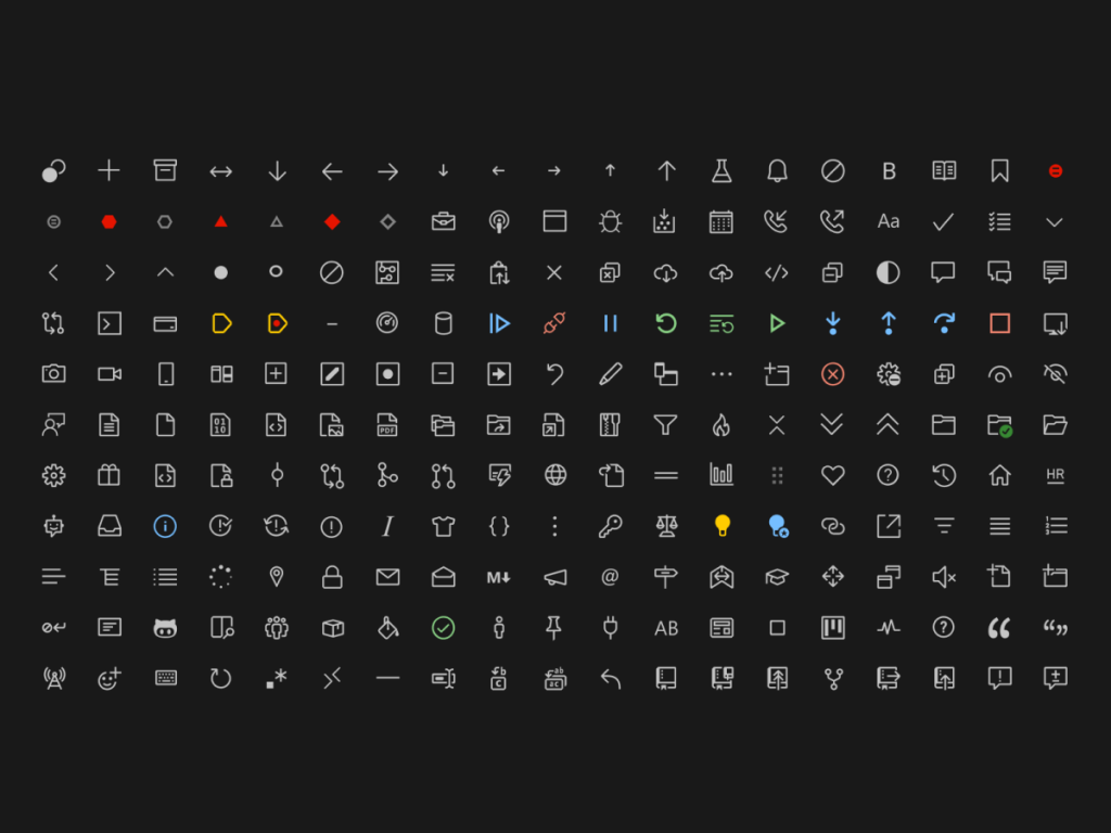 visual studio forms ui symbol glyphs