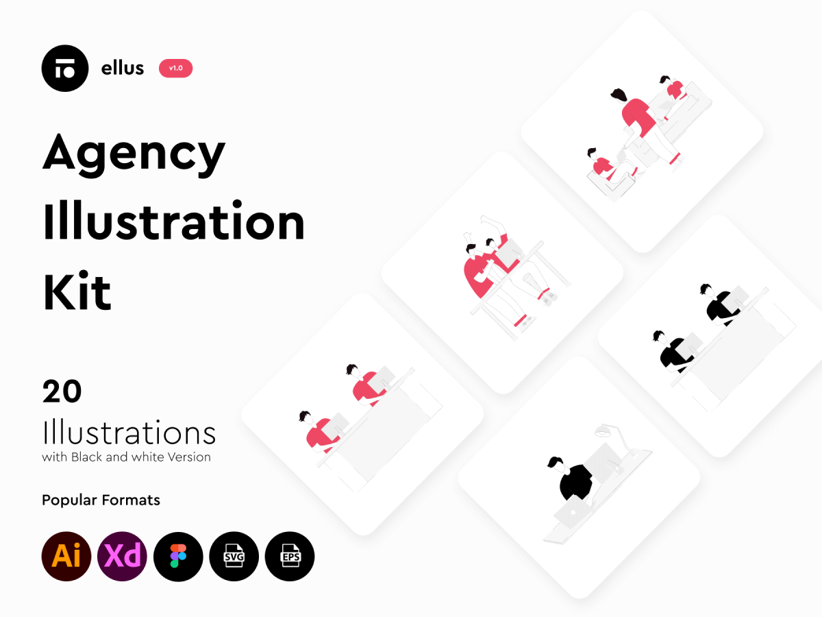 Figma Agency Illustration Kit