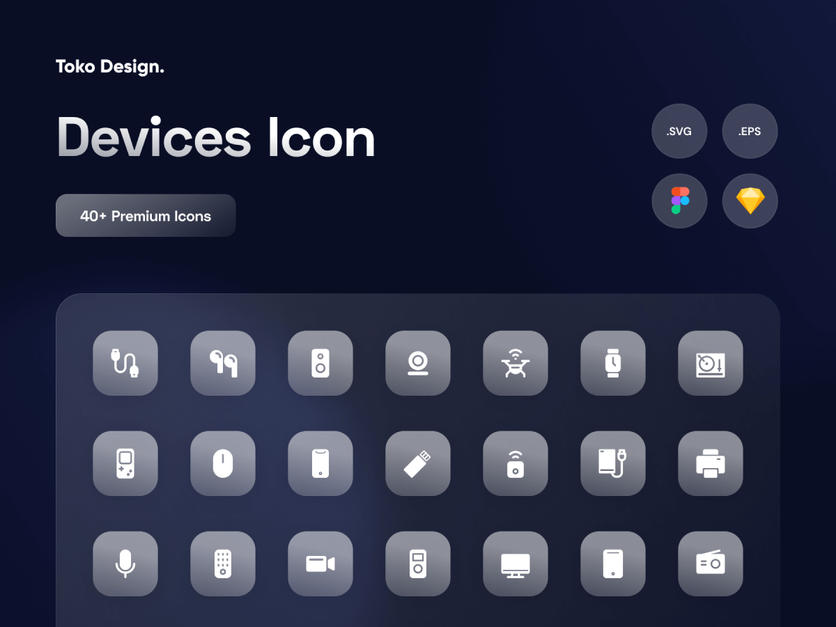 Devices Icon Pack Figma