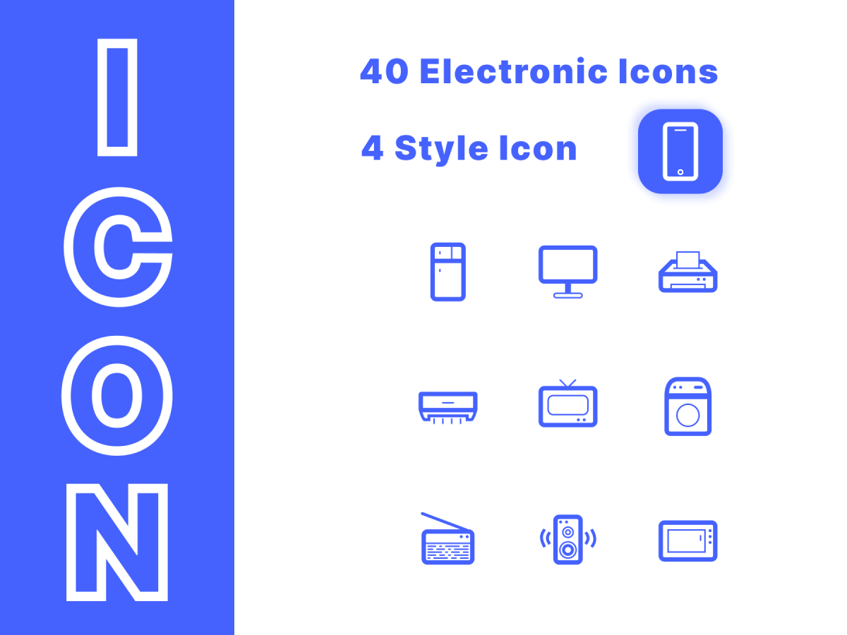 Electric Icons Figma UI