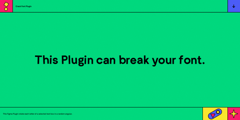 Free Crack Font Figma Plugin | Figma Elements