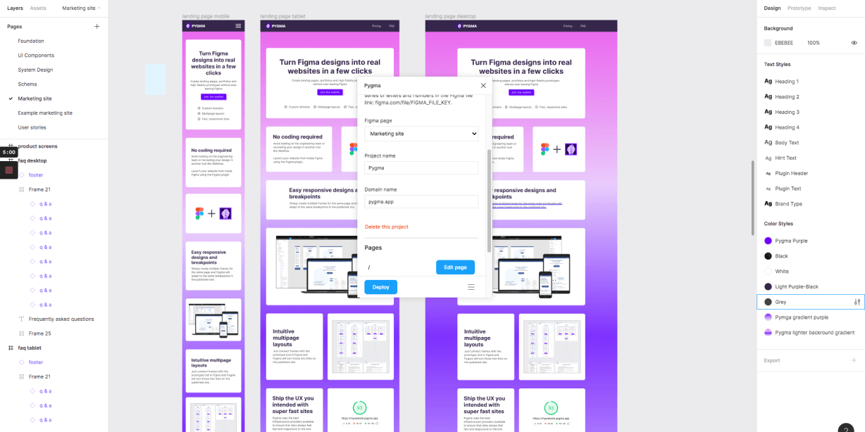 from figma to html