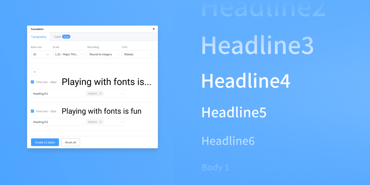 figma text styles