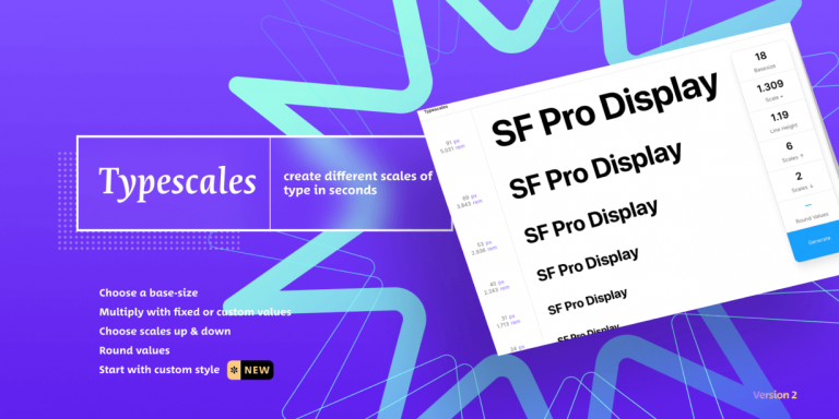 Free Typescales Figma Plugin | Figma Elements