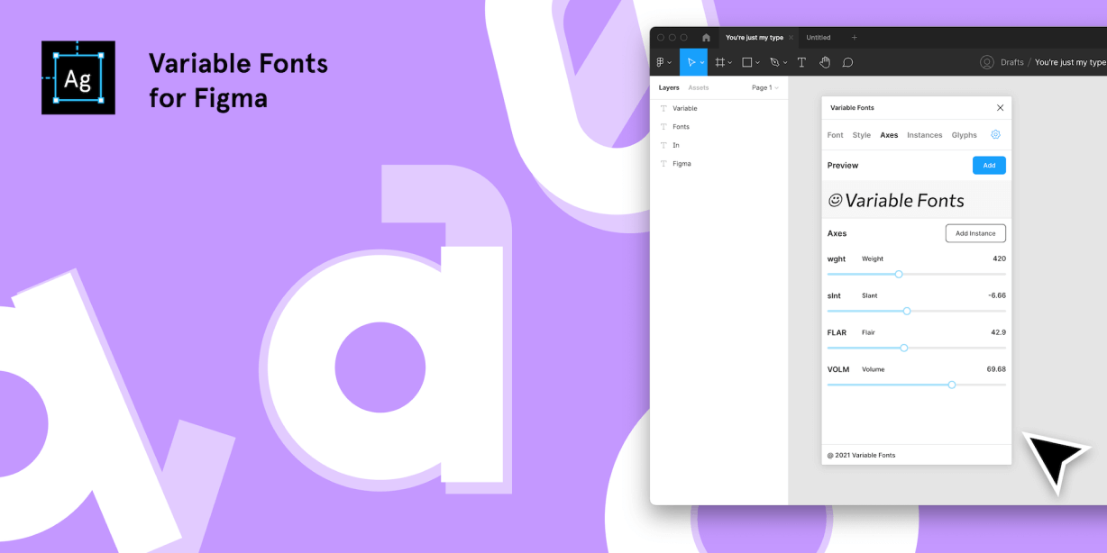 figma import font