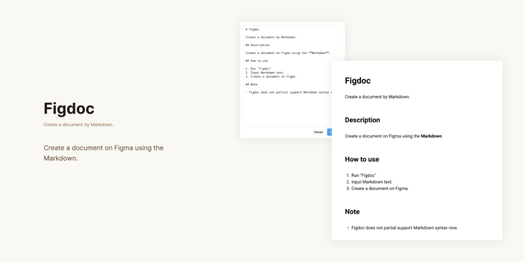 Free Figdoc Figma Plugin | Figma Elements