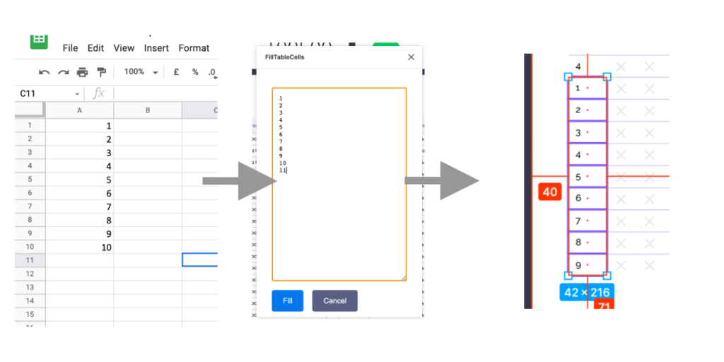 Free FillTableCells Figma Plugin | Figma Elements