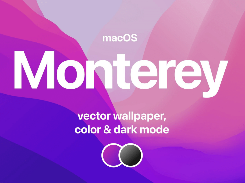 macOS Monterey Vector Wallpaper - Free Figma Resource | Figma Elements