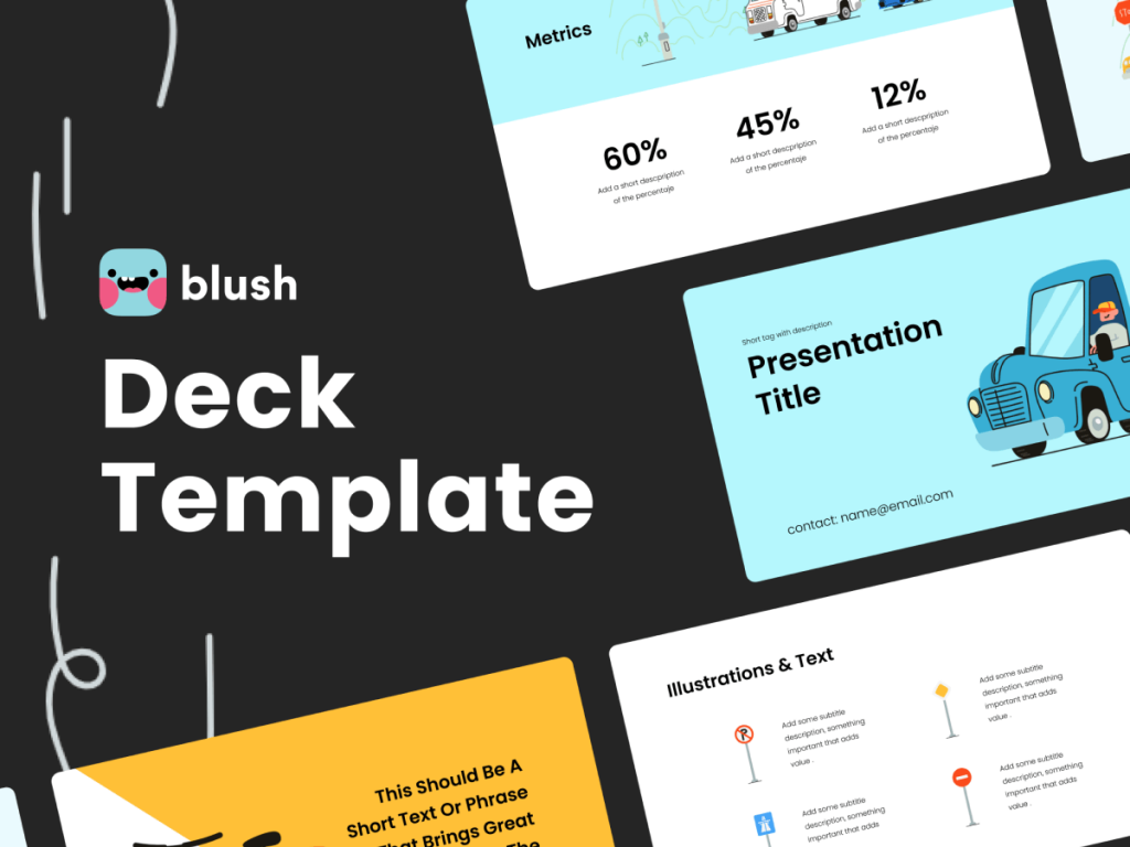 Pitch Deck Template Free Figma Resource Figma Elements
