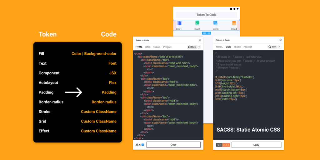 Tokin Code Free Token -> Code Figma Plugin | Figma Elements