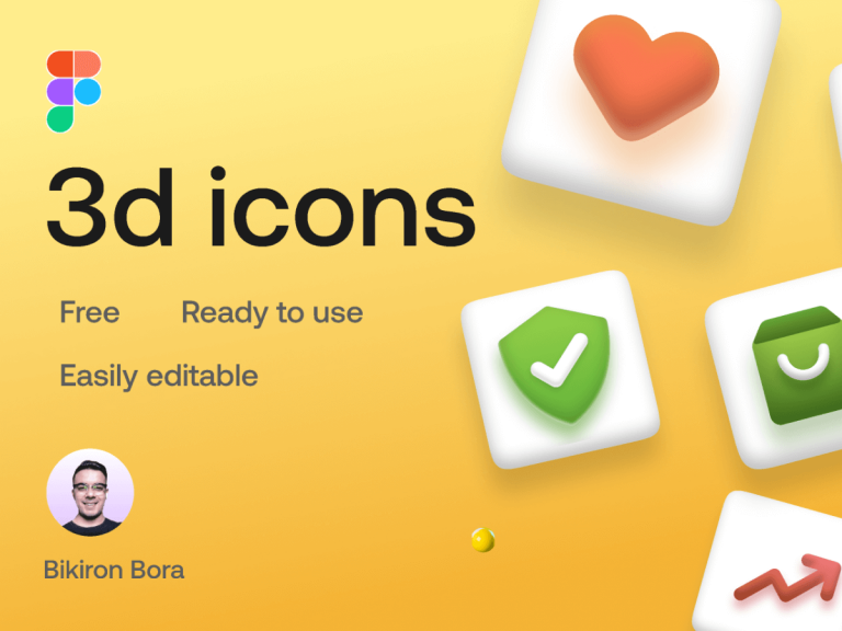 3D Icons Set - Free Figma Resource | Figma Elements