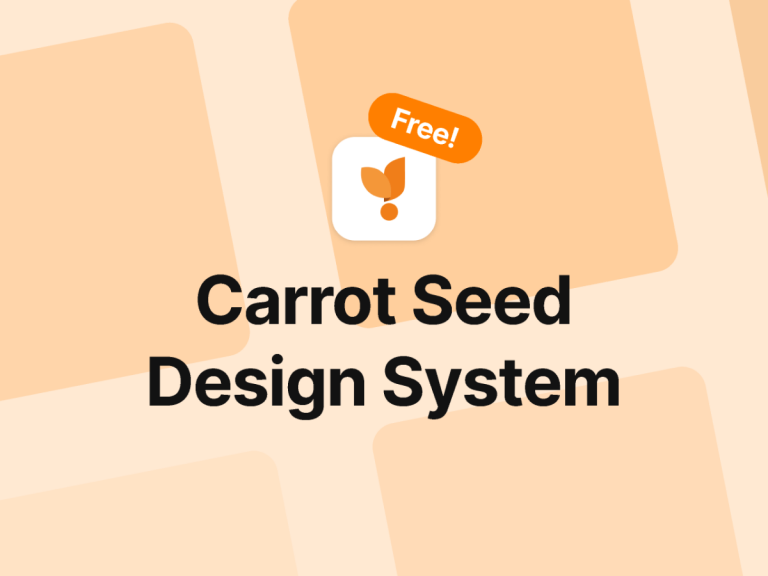 Carrot Seed Design System Free Figma Resource Figma Elements