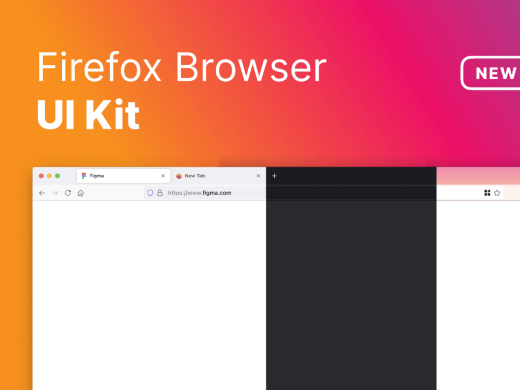 New Firefox Browser UI Kit 2021 - Free Figma Resource | Figma Elements