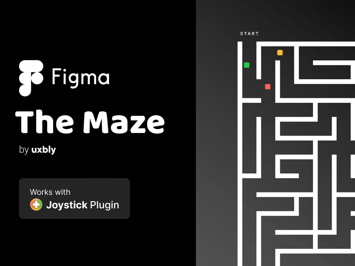 The Maze - Figma Videogame - Free Figma Resource | Figma Elements