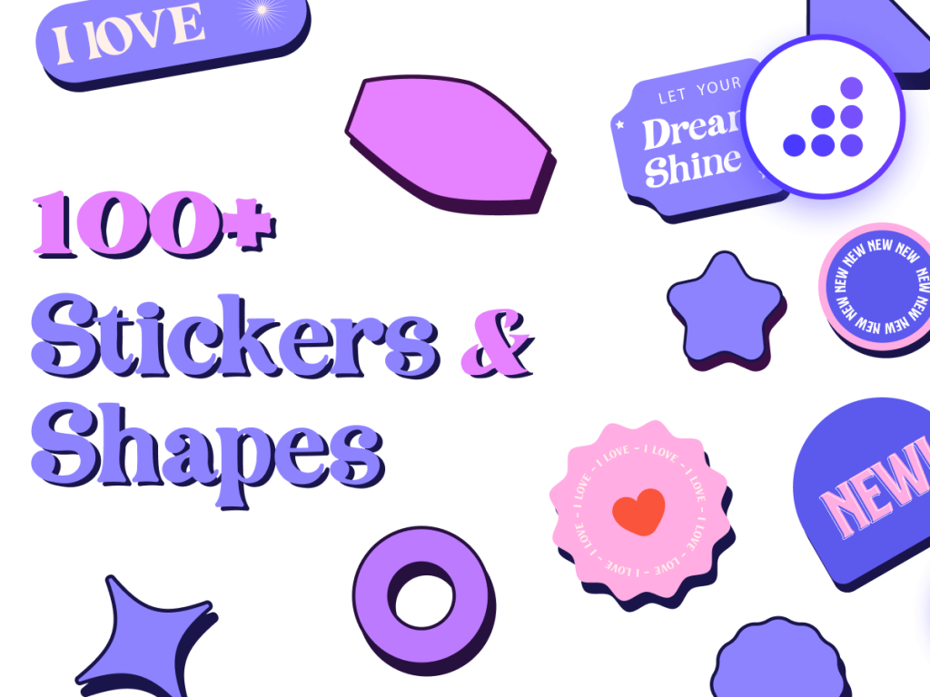 100 Stickers And Shapes Free Figma Resource Figma Elements