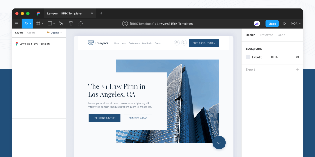 Lawyers - Law Firm Figma Template - Free Figma Resource | Figma Elements