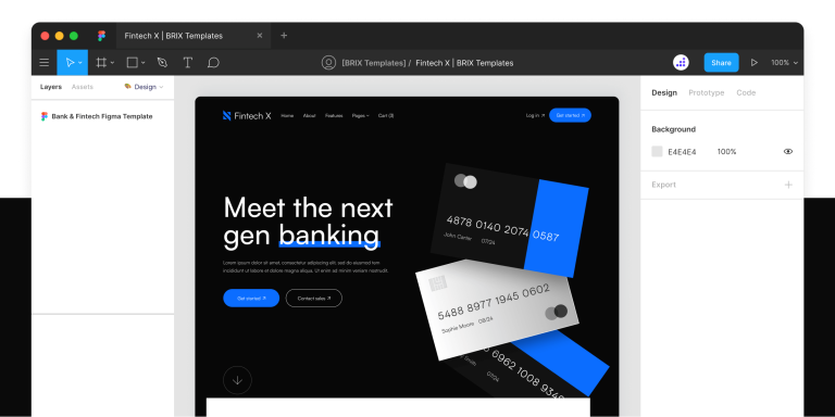 Fintech X - Fintech Figma Template - Free Figma Resource | Figma Elements