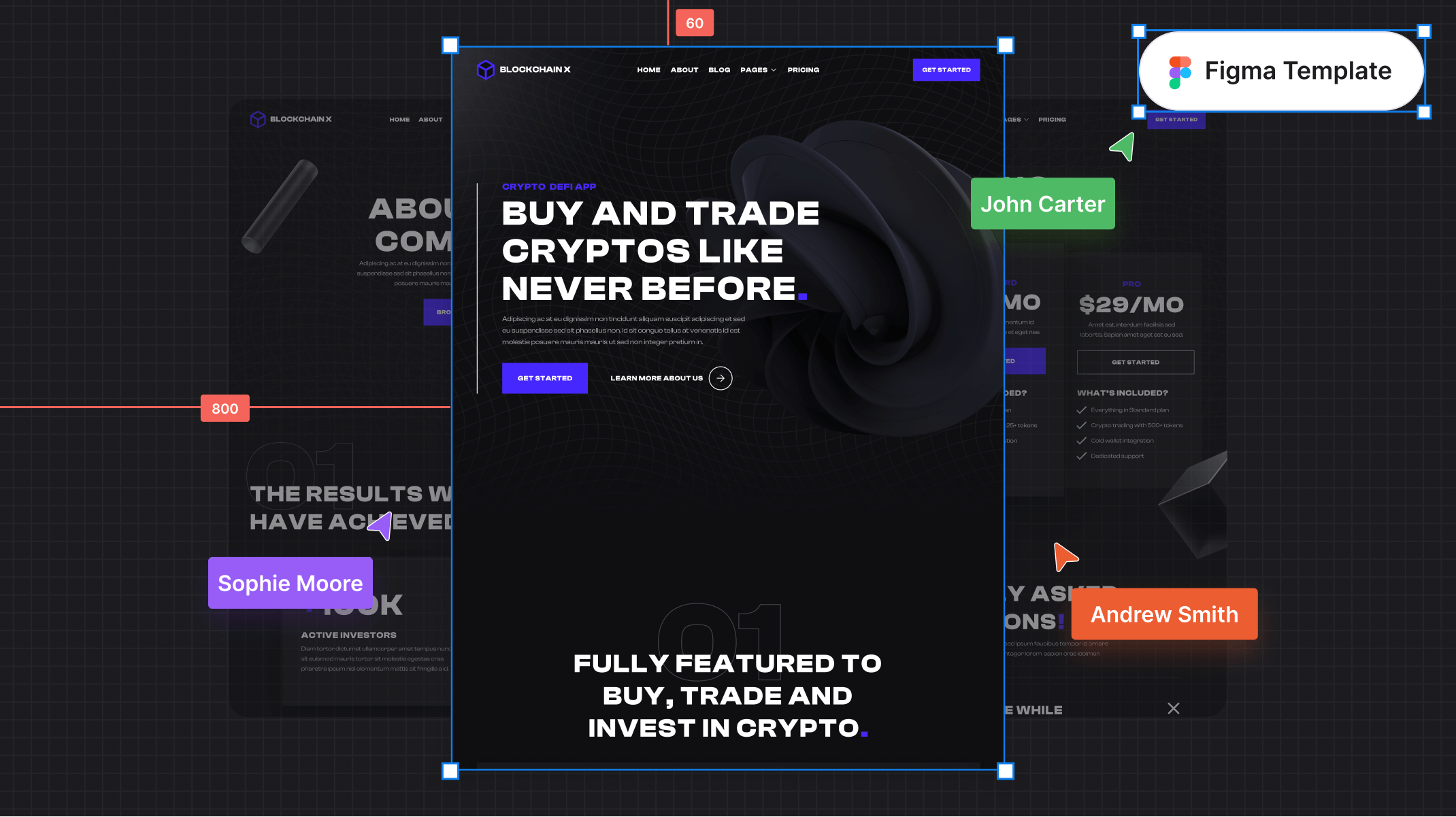 Blockchain Crypto Figma Template