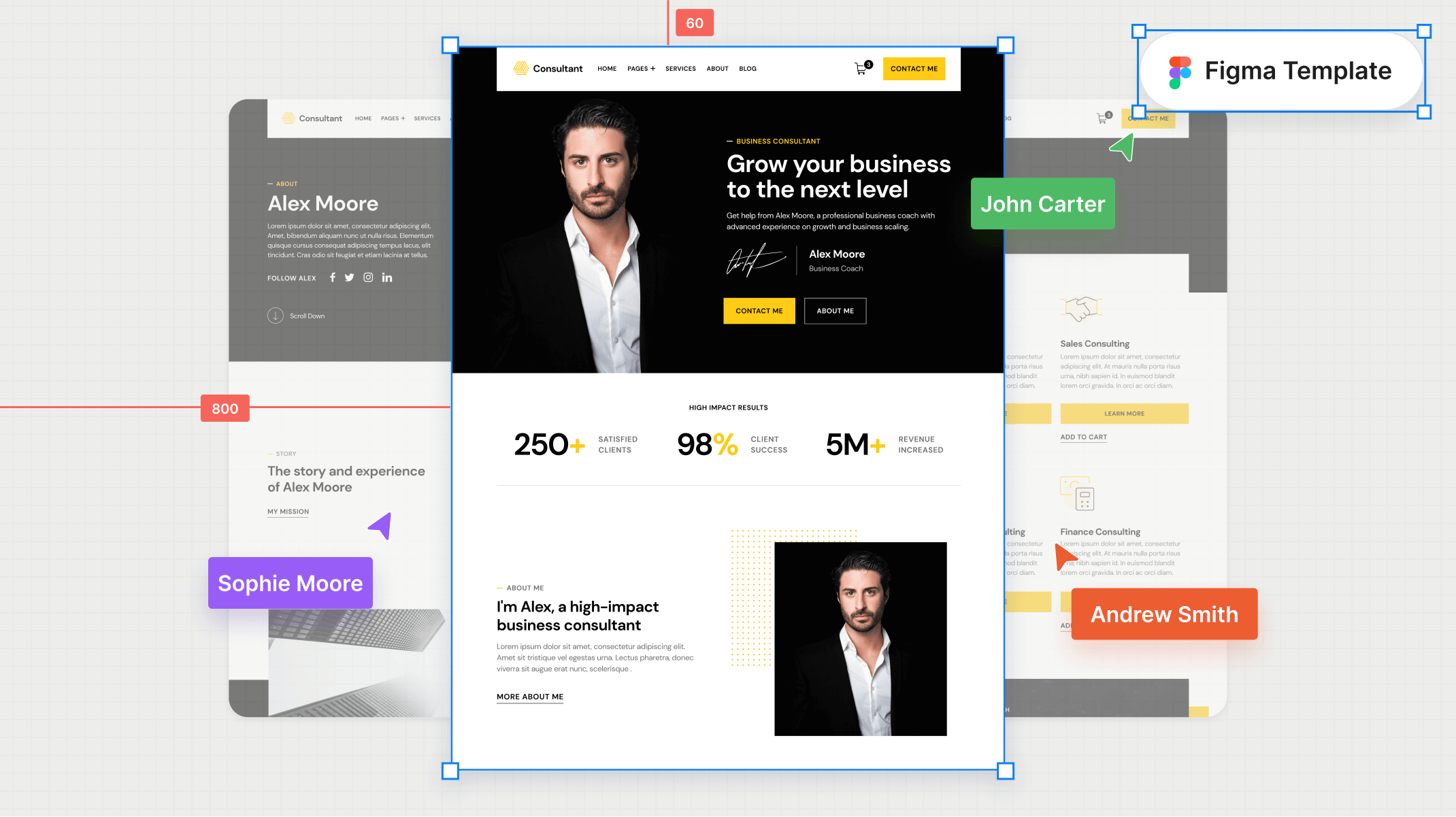 Bussiness Coach Figma Template