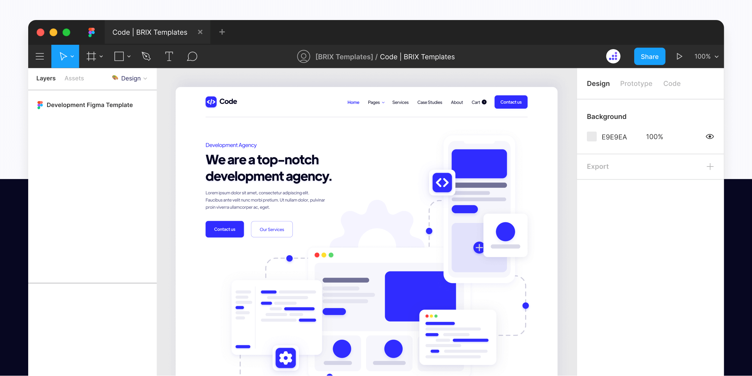 Coding Website Figma Template