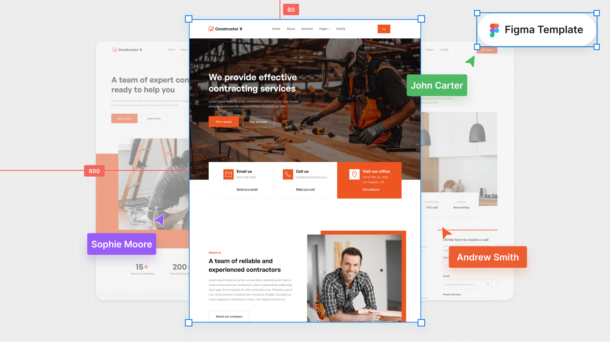 Construction Figma Template