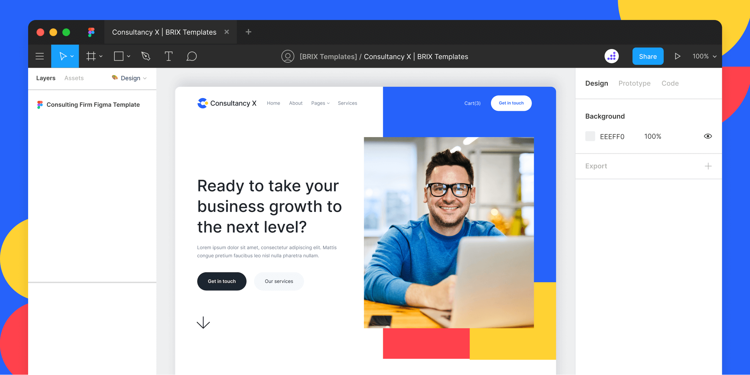 Consulting Agency Website Figma Template