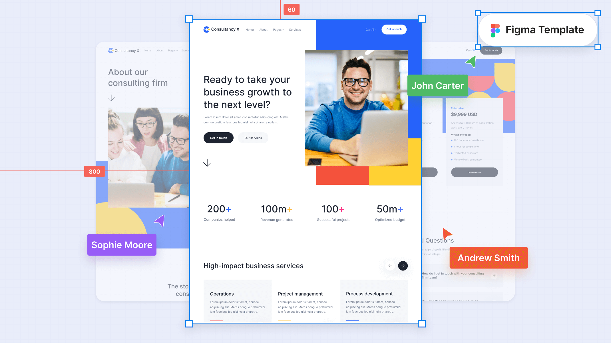 Consulting Firm Figma Template