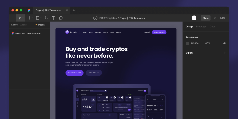 Crypto - Crypto Figma Template - Free Figma Resource | Figma Elements