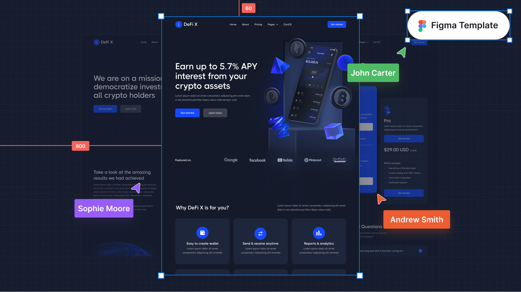 DeFi Crypto Figma Template