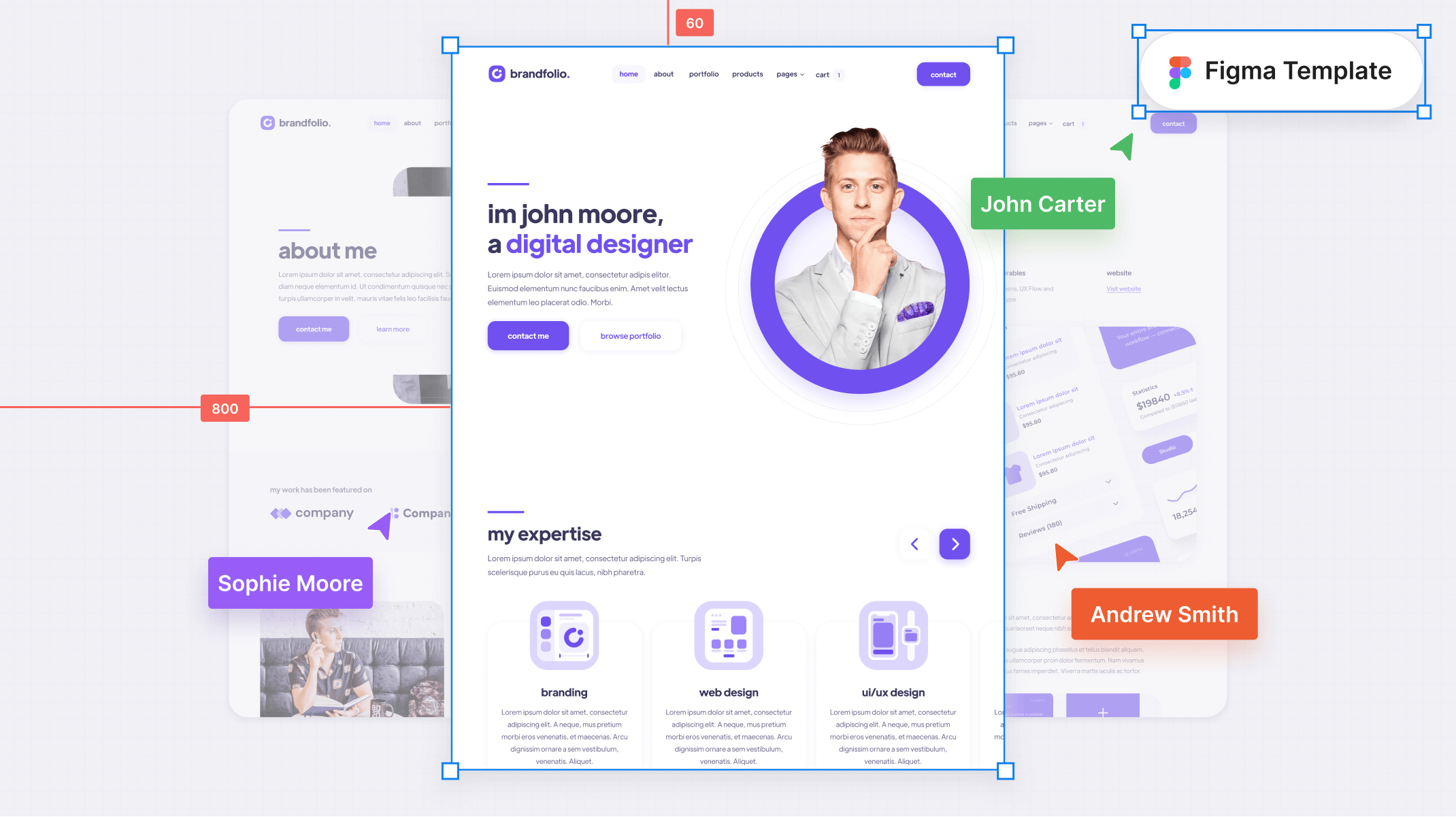 Design Portfolio Figma Template