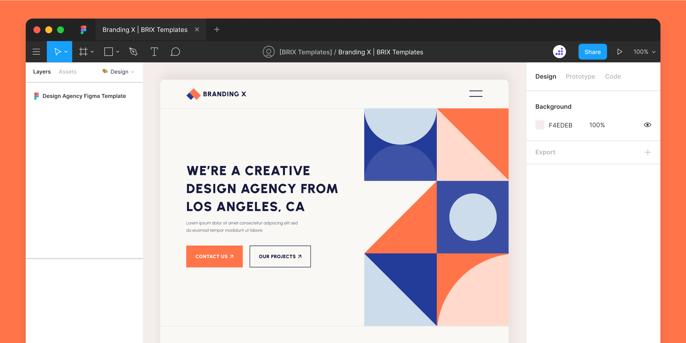 Design Studio Website Figma Template