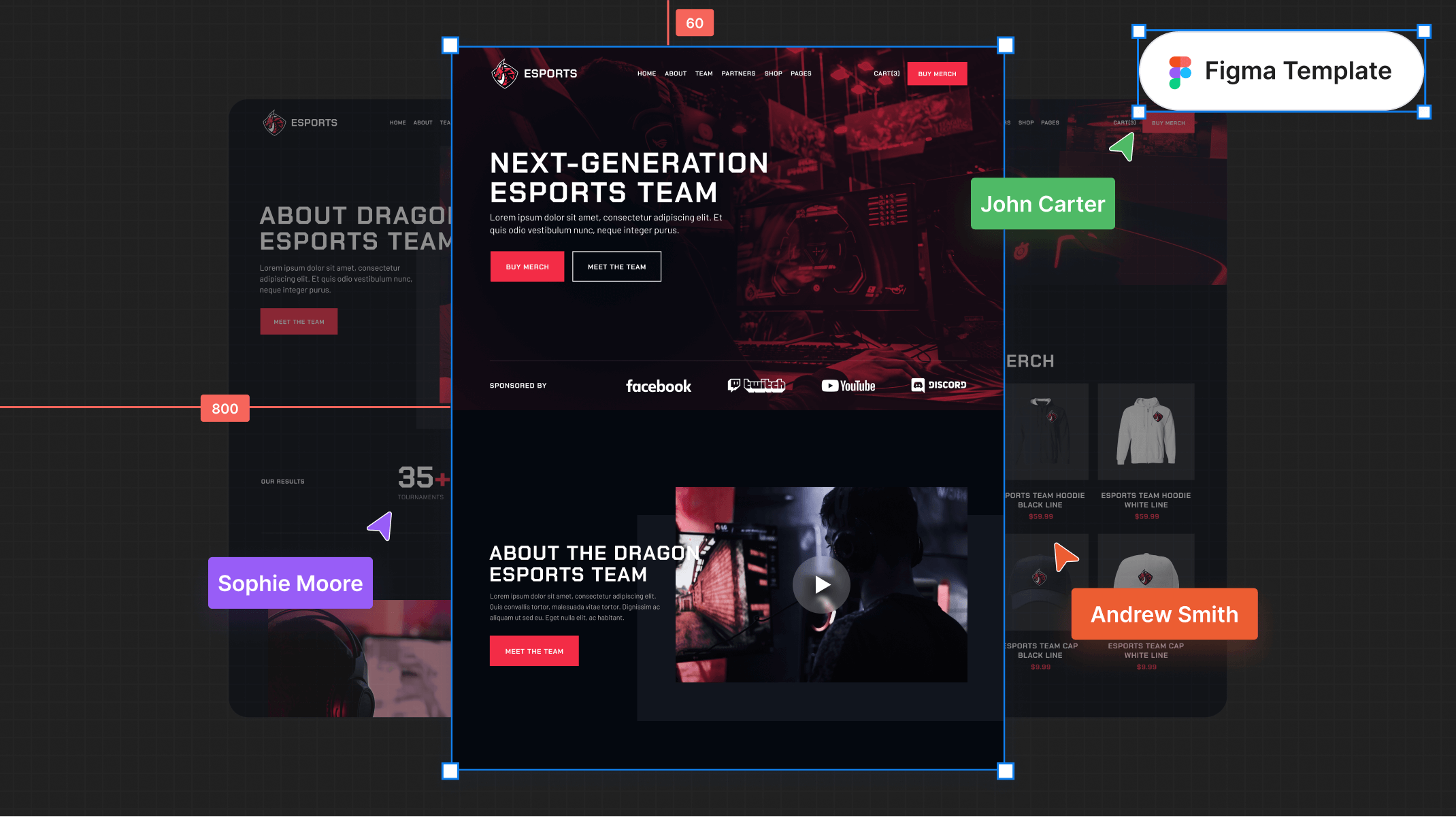 eSports Gaming Figma Template