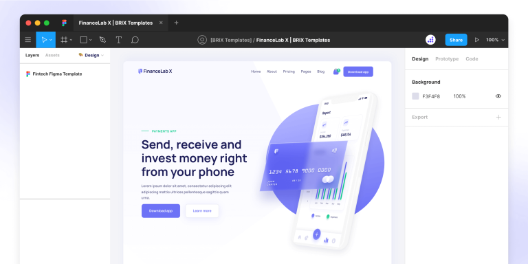 Financelab X - Fintech & Finance Figma Template - Free Figma Resource ...