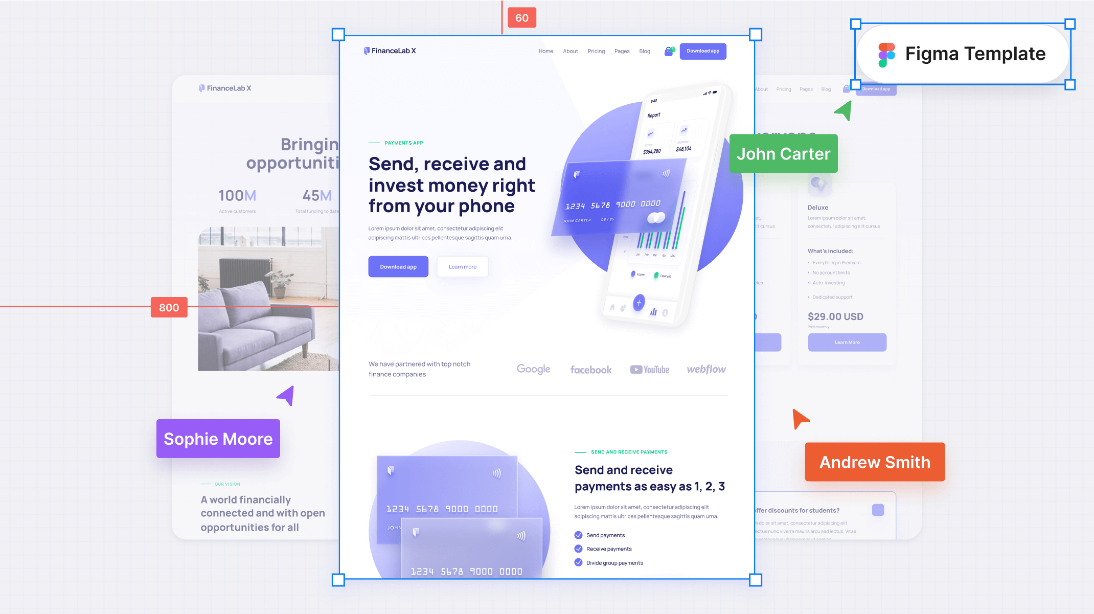 Fintech & Finance Figma Template