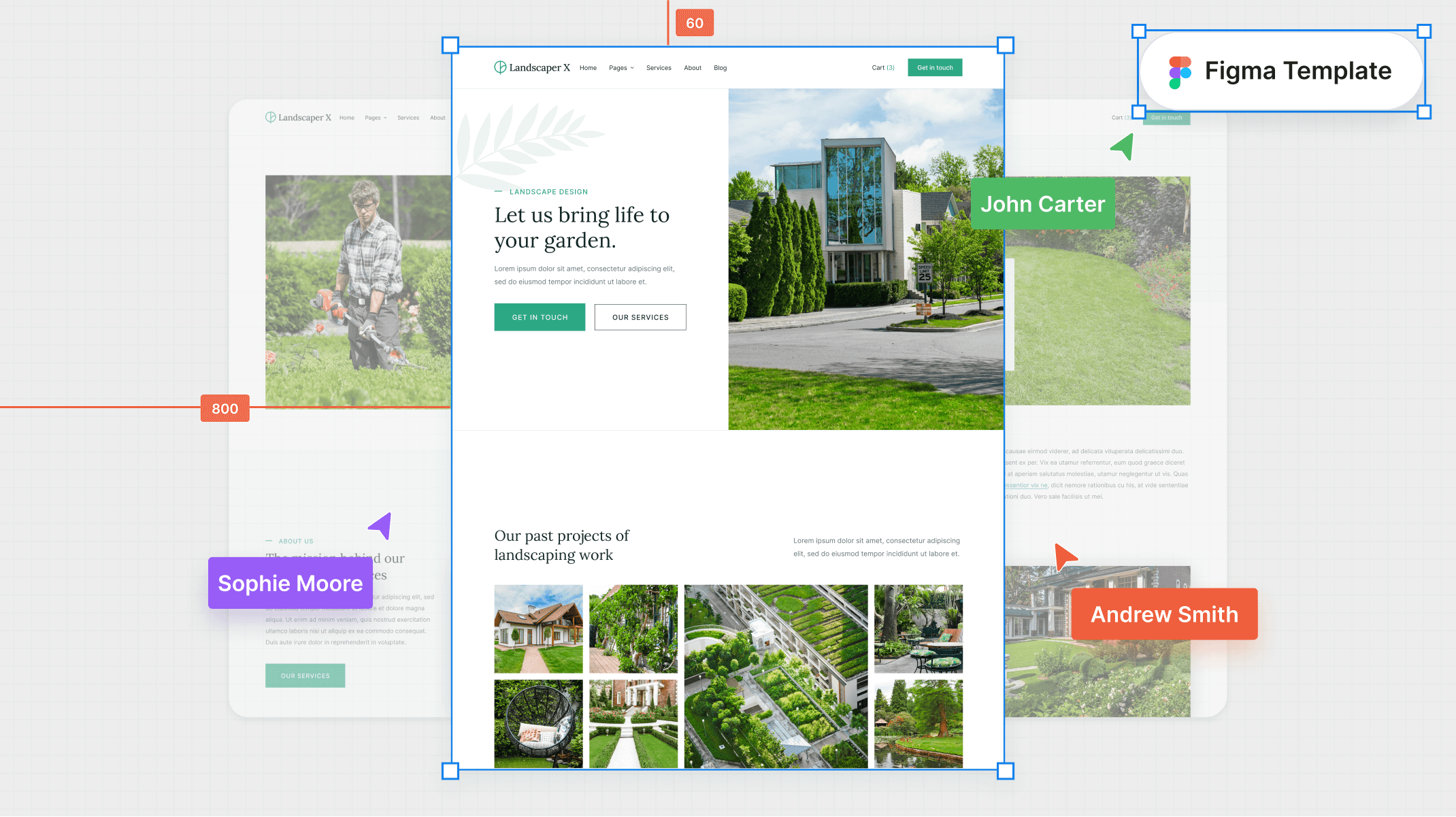 Landscaping Figma Template