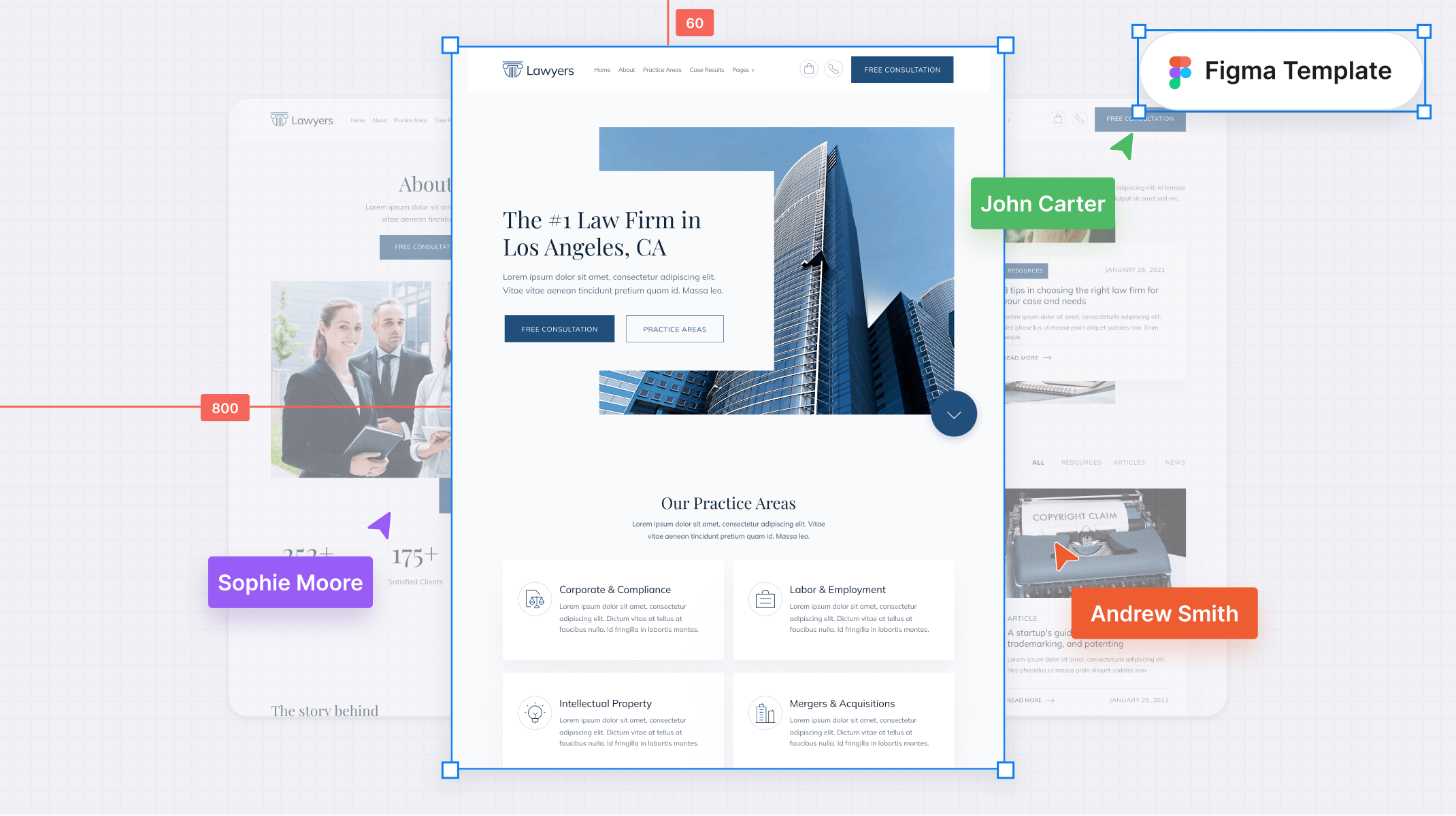 Law Firm Figma Template