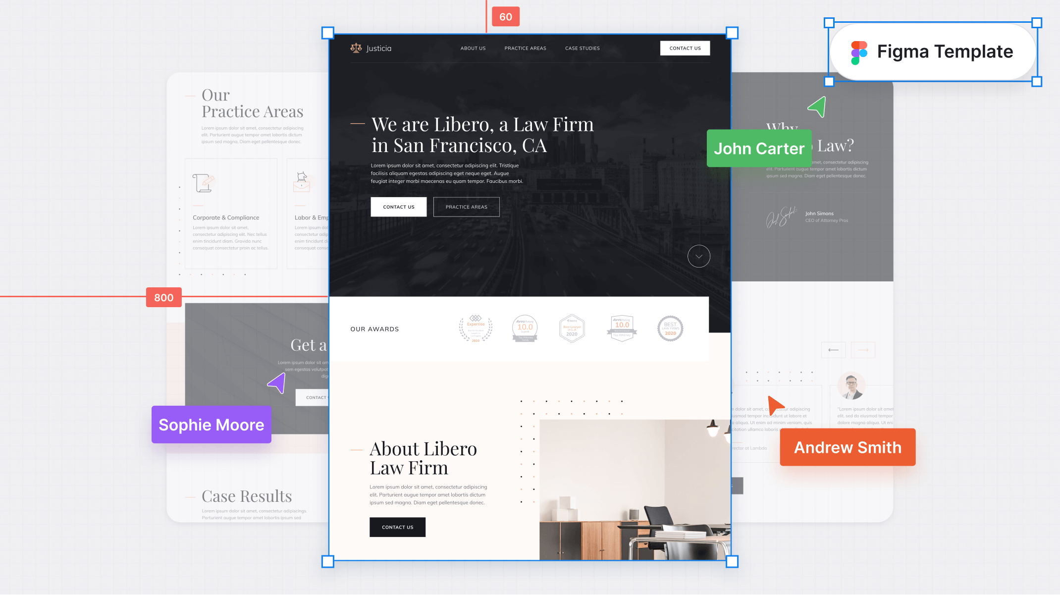 Lawyers Figma Template