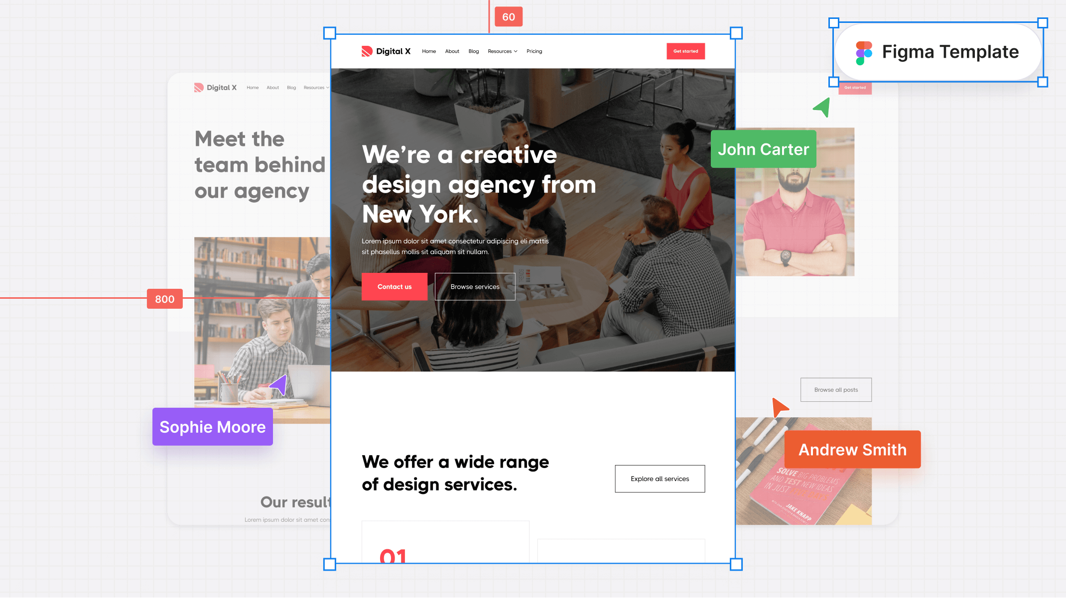 Marketing Agency Figma Template