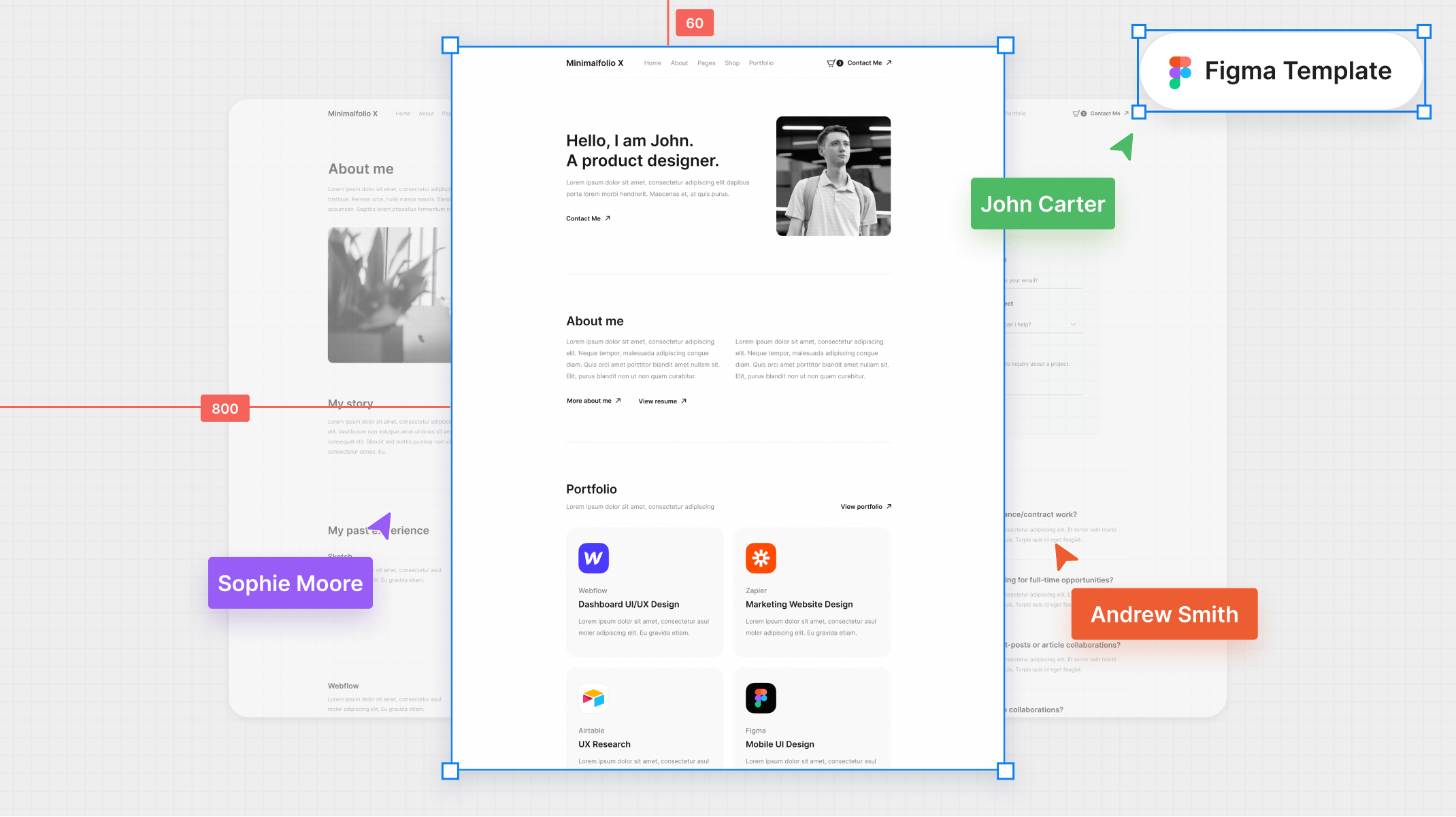 Minimal Portfolio Figma Template