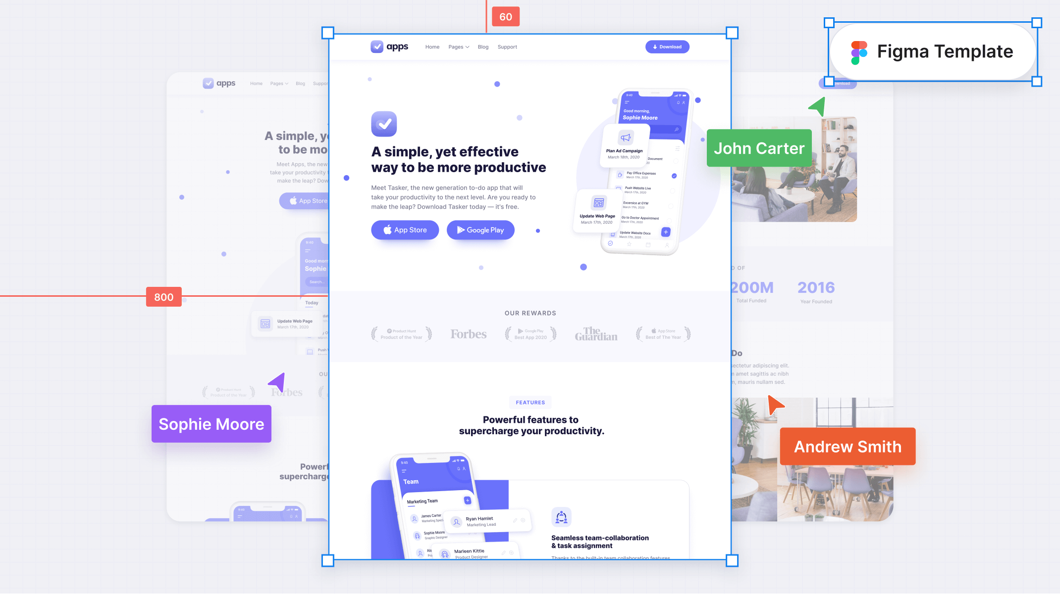 Mobile App Figma Template